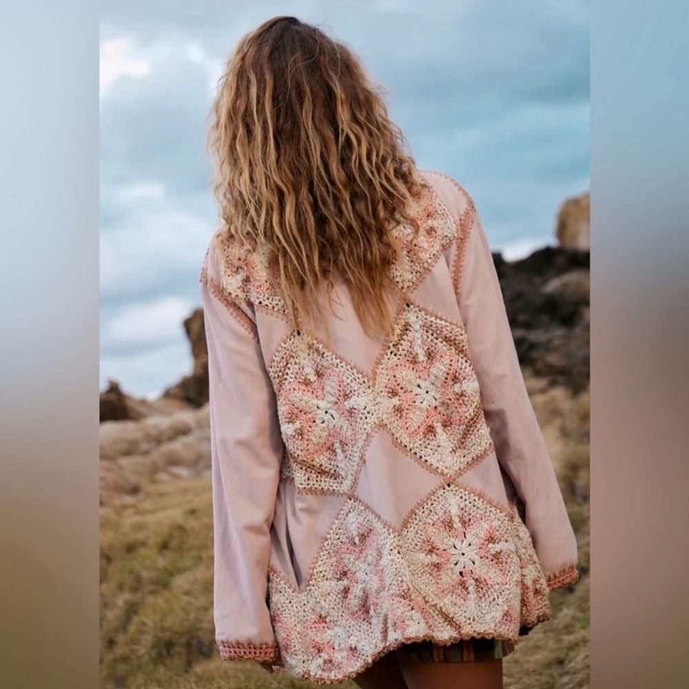 Free People We The Free Corina Crochet Jacket - NWT and Never Worn - Picture 6 of 6